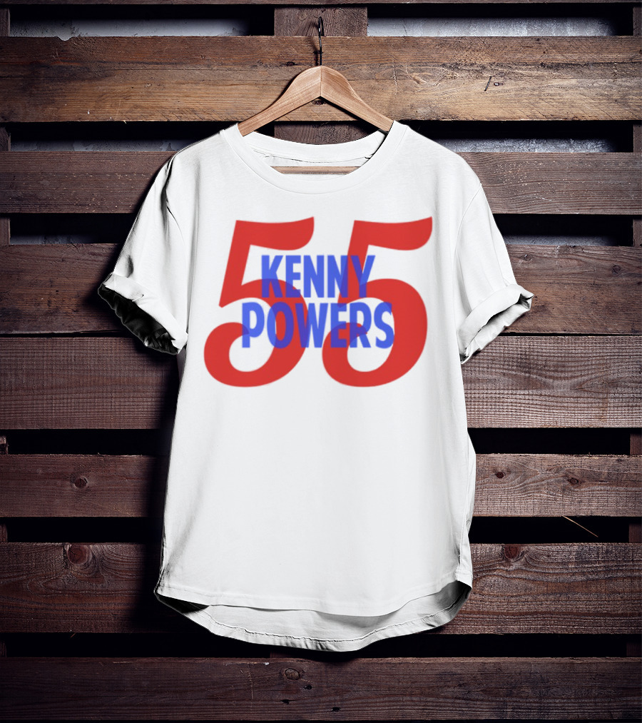 Kenny Powers 55 Retro Sports Number T-Shirt