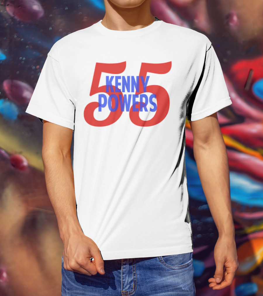 Kenny Powers 55 Retro Sports Number T-Shirt