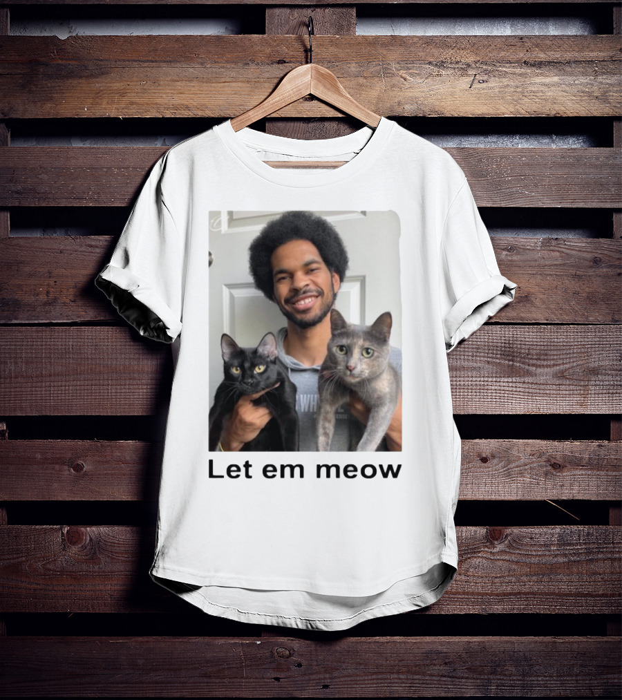 Limited Let Em Meow Jarrett Allen Cats T-Shirt