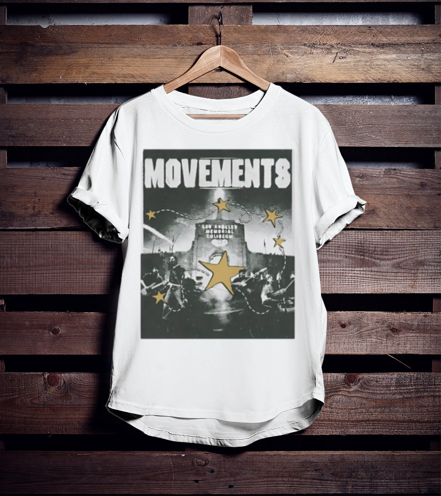 Movements Los Angeles Memorial Coliseum Starry Night Design T-Shirt