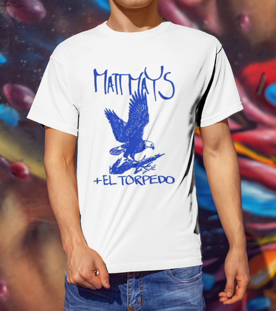 Matt Mays El Torpedo Blue Eagle Artwork T-Shirt