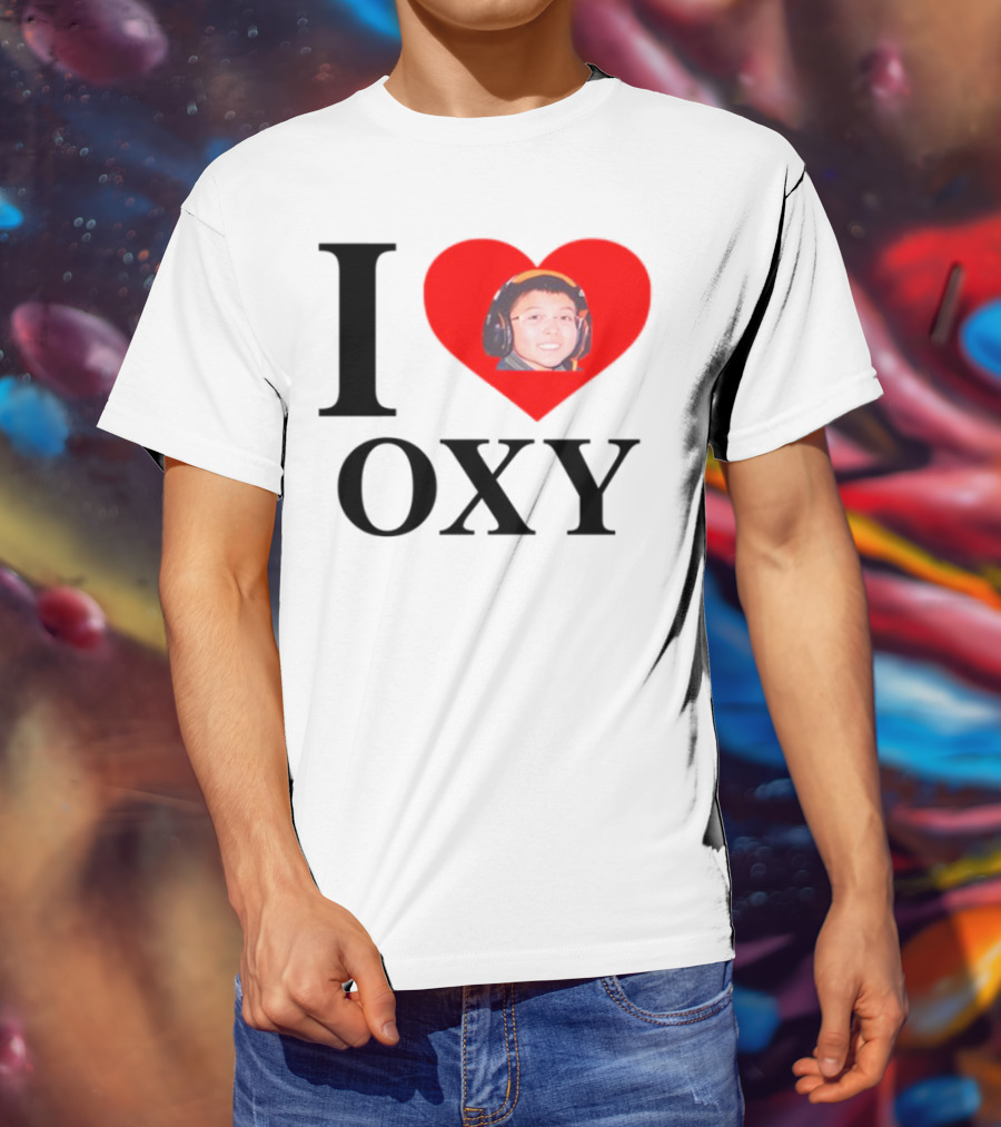 V1c I Heart Oxy Kid Headphones T-Shirt
