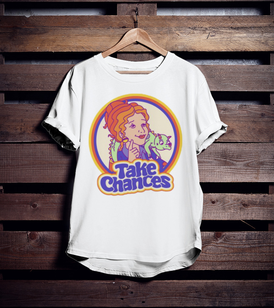 Magic School Bus Take Chances Ms. Frizzle And Liz Retro Style T-Shirt