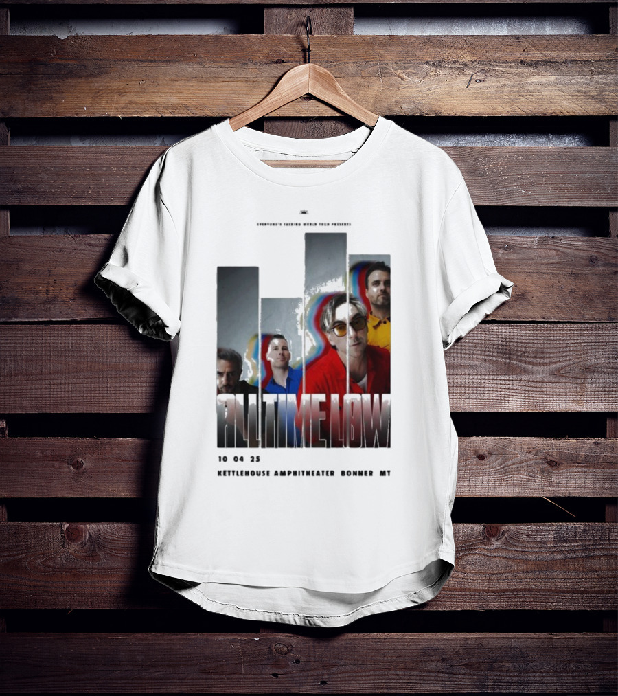 All Time Low Live 10.4.2025 KettleHouse Amphitheater Bonner MT T-Shirt