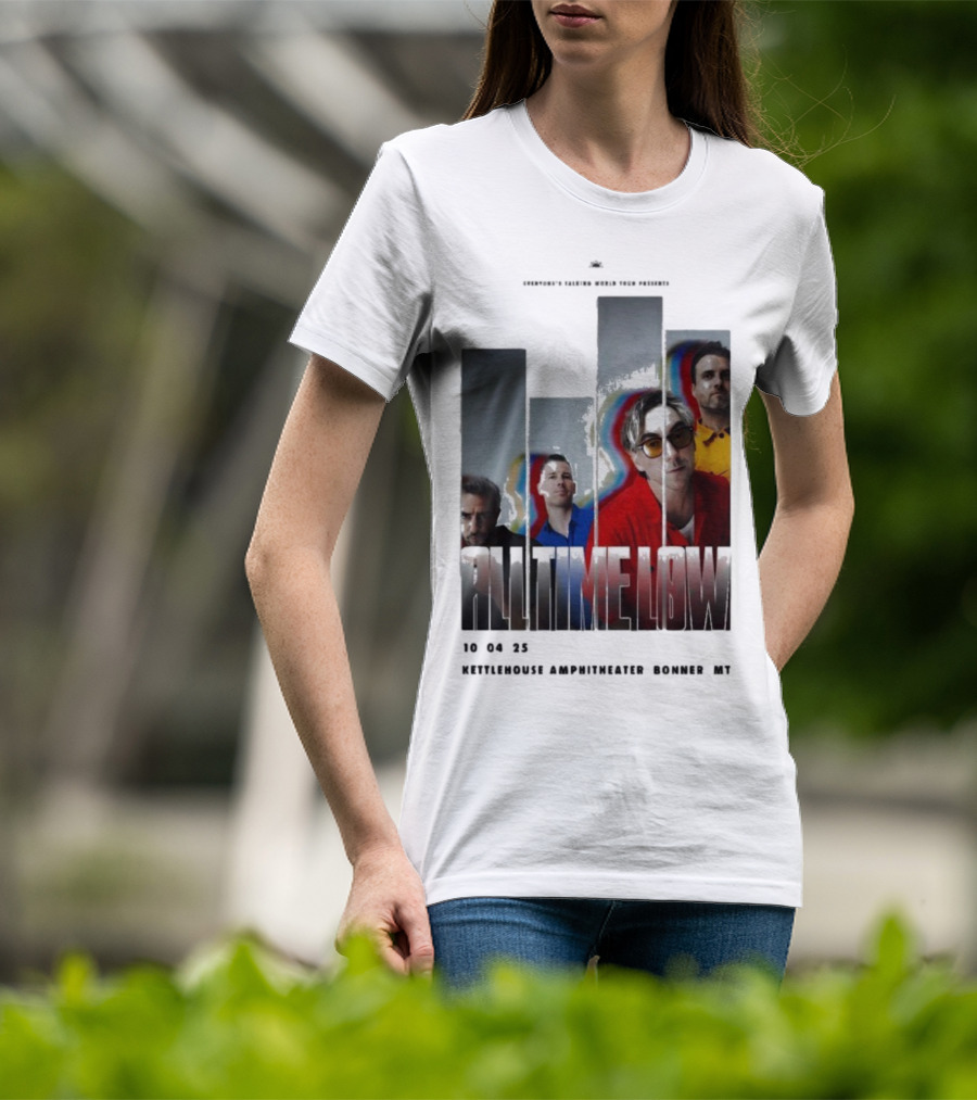 All Time Low Live 10.4.2025 KettleHouse Amphitheater Bonner MT T-Shirt