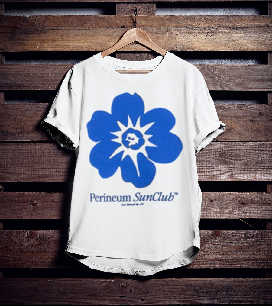 Chad And JT Perineum SunClub Bumflower Blue Blossom T-Shirt
