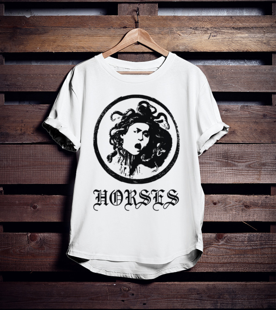 Horses Medusa Iconic Mythical Symbolism T-Shirt