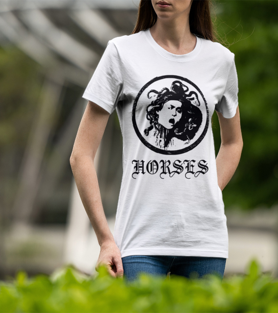 Horses Medusa Iconic Mythical Symbolism T-Shirt