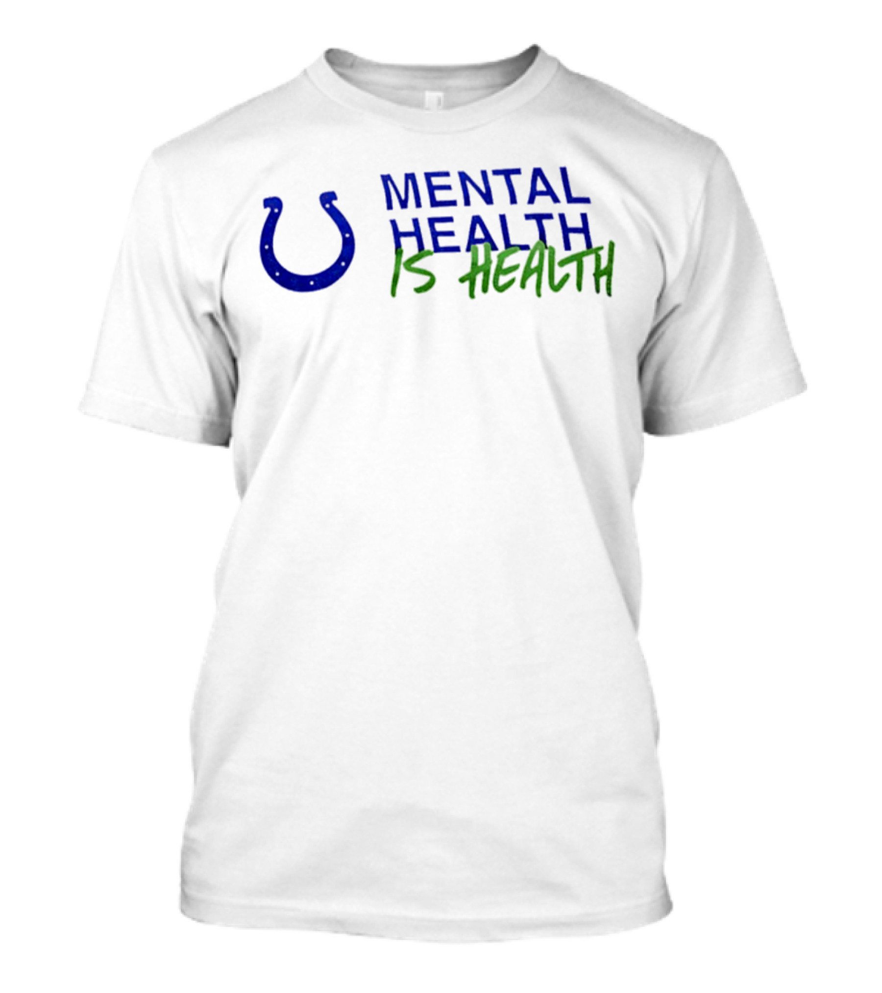 Indianapolis Colts Mental Health Is Health Colts Horseshoe T-Shirt