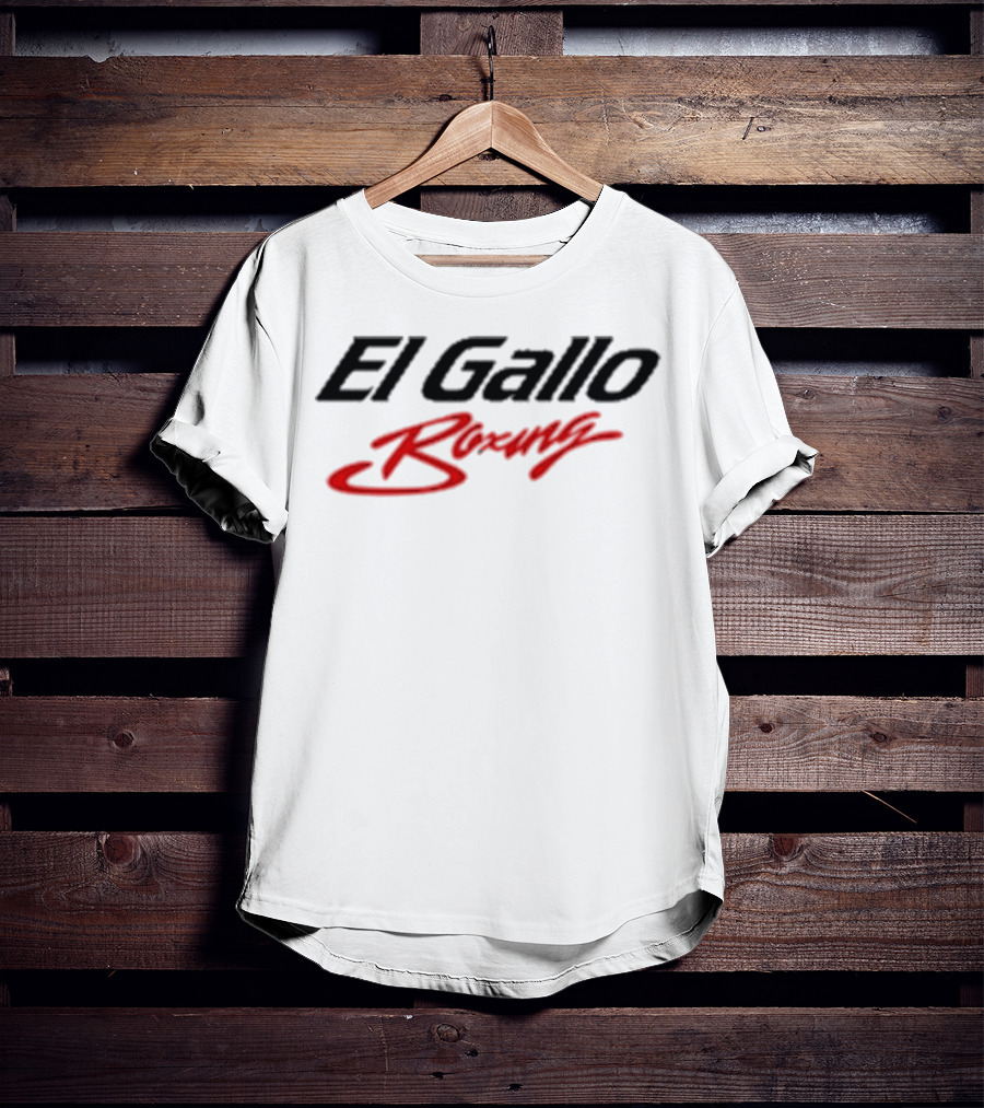 Jake Paul El Gallo Boxing Red Script Signature T-Shirt