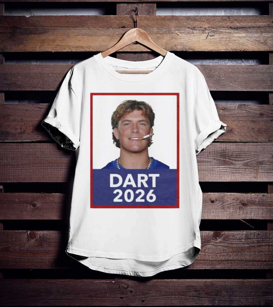 Dart 2026 Cigarette Image Red Frame T-Shirt