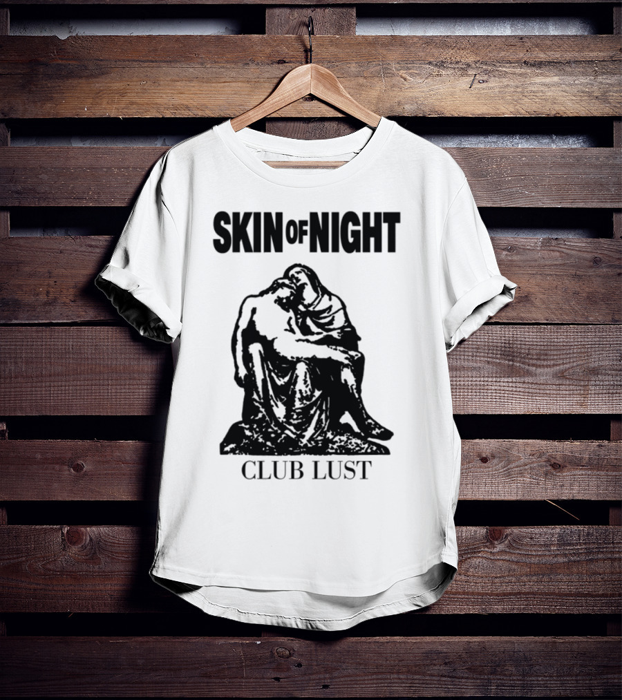 Night Club Lust Neon Skull And Lips T-Shirt