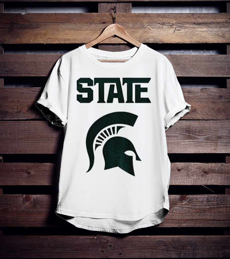 STATE Spartans Michigan Big Ten Basketball T-Shirt