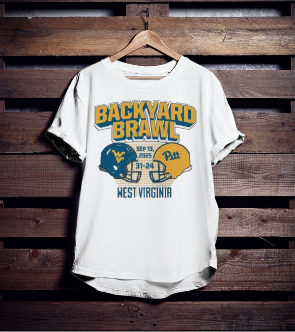 Backyard Brawl West Virginia Sep 13 2025 Pitt 31-24 T-Shirt