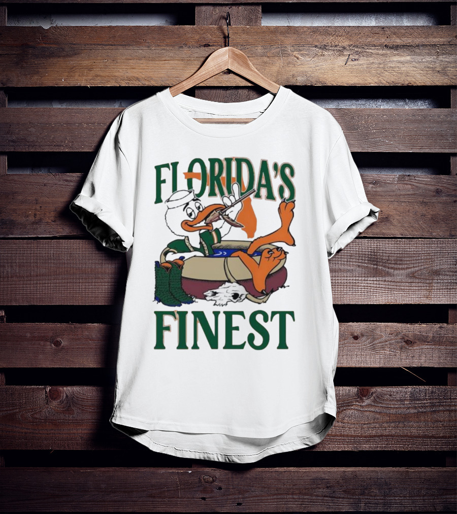 Florida’s Finest Miami Hurricanes Iconic Rivalry Victory Over Florida State Seminoles T-Shirt