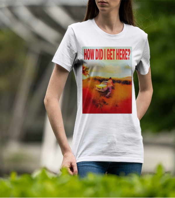 Louis Tomlinson How Did I Get Here Red Text Vintage Car Scene T-Shirt