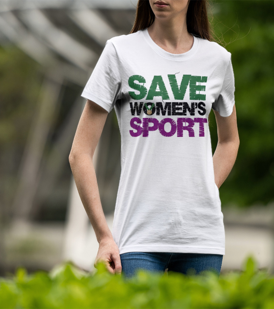 Save Women's Sport Medal Advocacy T-Shirt
