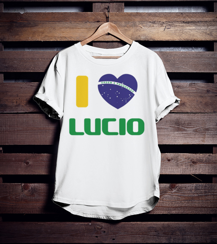 I Love Ordem E Progresso Lucio 1019 Records T-Shirt