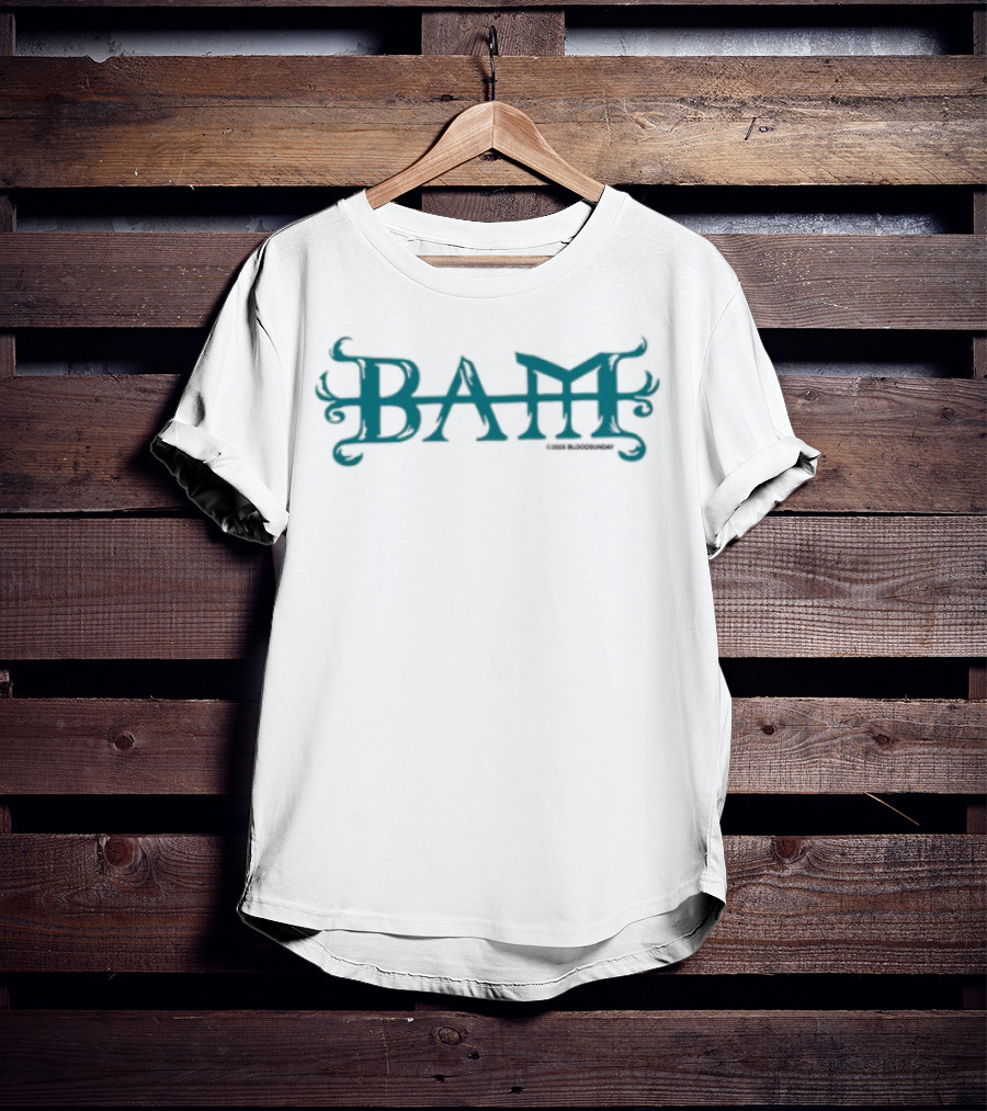"Bloody Sunday BAM Bold Typography Style" T-Shirt