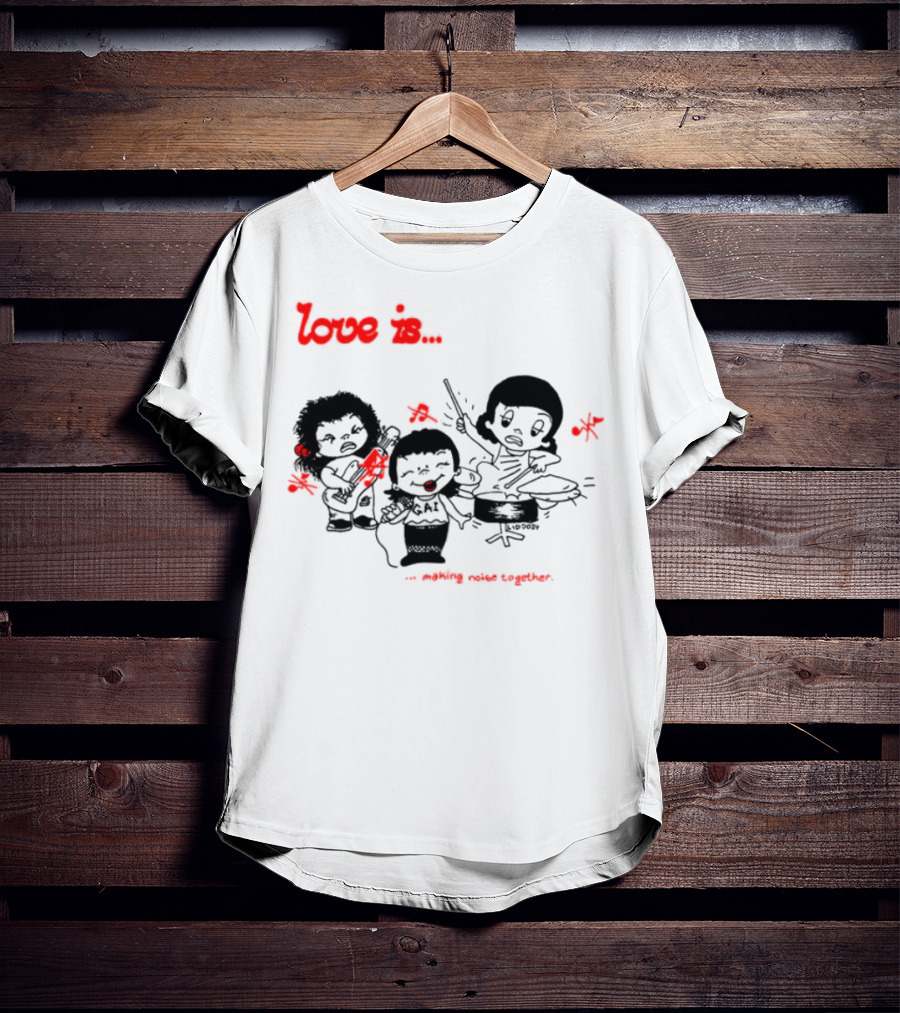 Love Is Making Noise Together Kids With Instruments T-Shirt