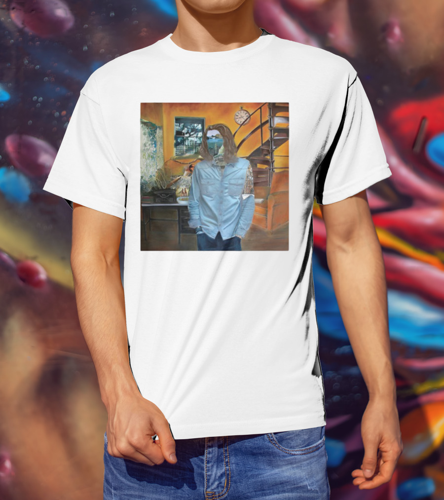 Hozier Album 10 Year Anniversary Surreal Collage Art Blue T-Shirt