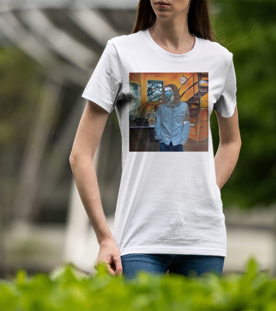 Hozier Album 10 Year Anniversary Surreal Collage Art Blue T-Shirt