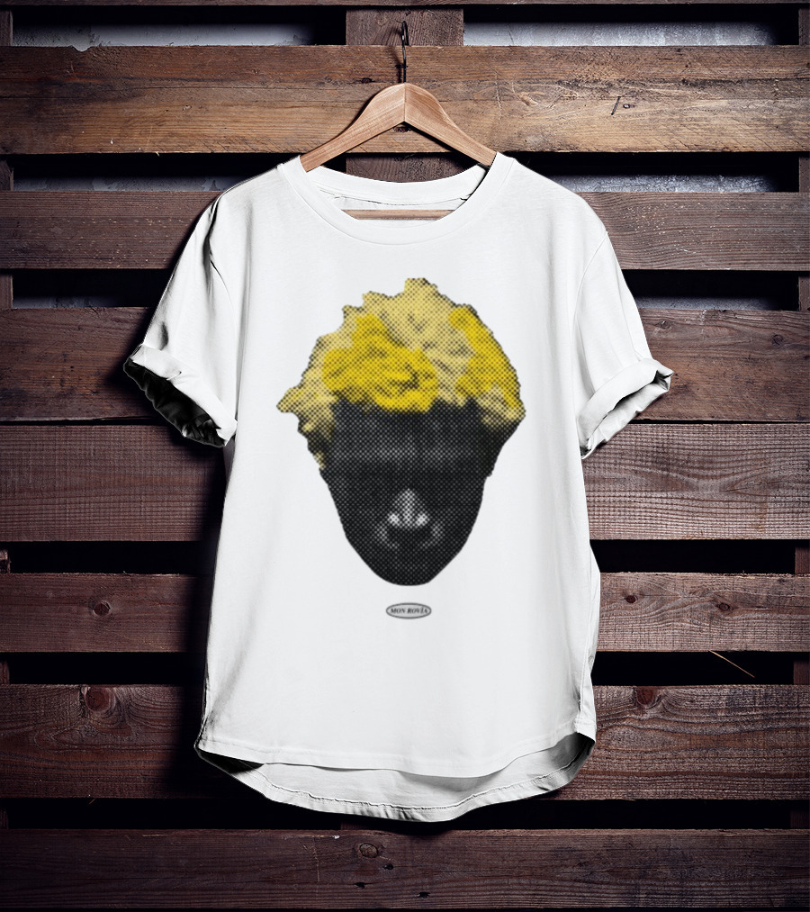 Mon Rovia Boy Yellow Hair Pop Art Style T-Shirt