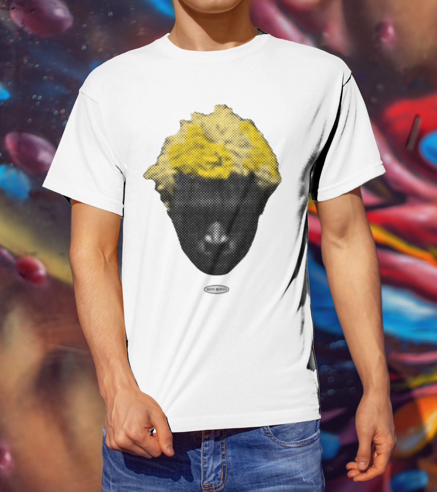 Mon Rovia Boy Yellow Hair Pop Art Style T-Shirt