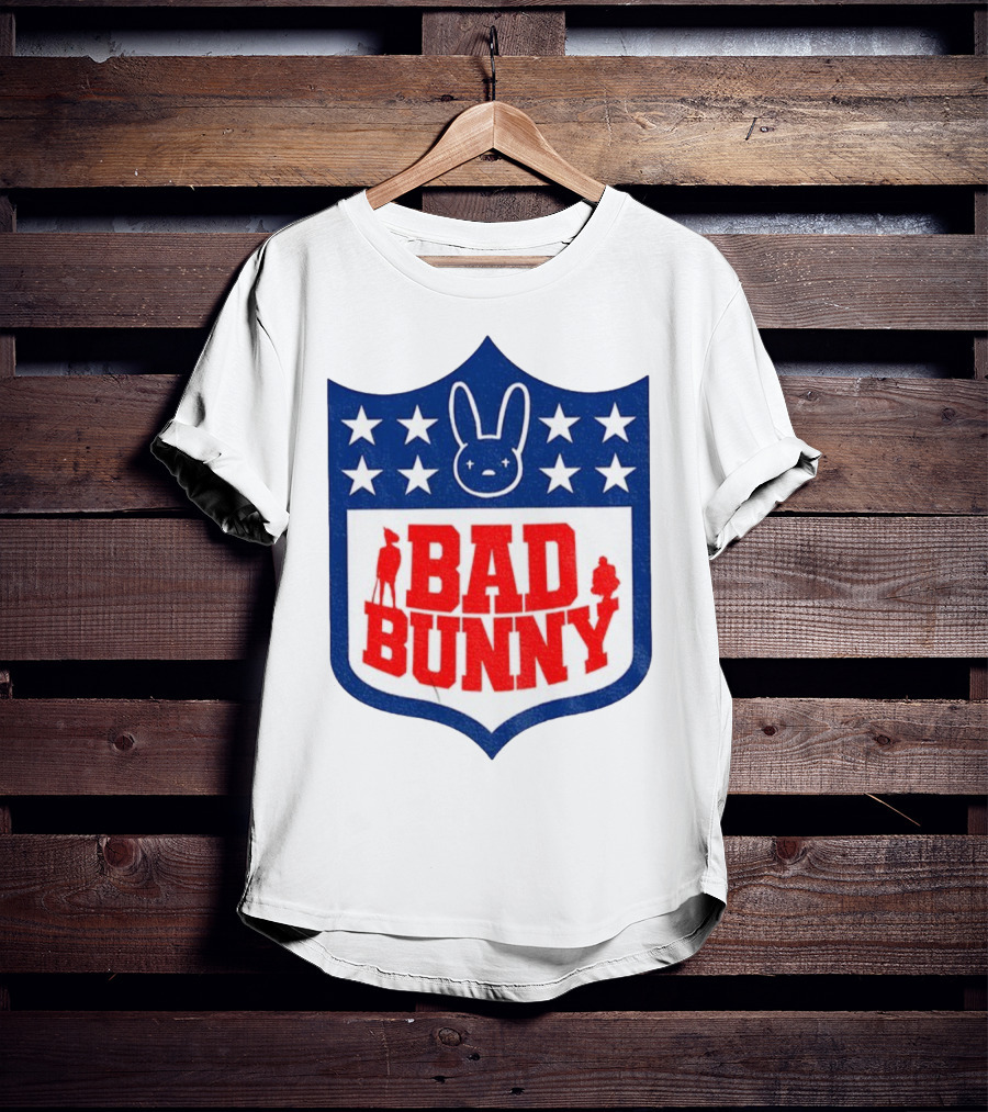 Bad Bunny Super Bowl LIX NFL Halftime Show Stars T-Shirt