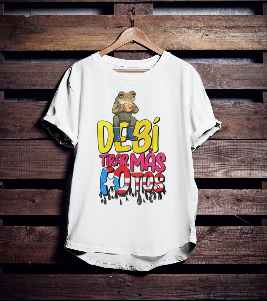 Bad Bunny Puerto Rico Frog Halftime Show Super Bowl LIX Debi Tirar Mas Fotos T-Shirt