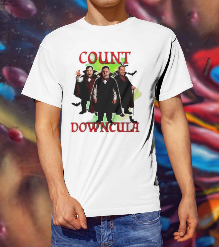 Count Downcula Halloween Vampire Costume Trio T-Shirt