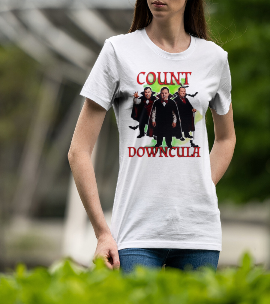 Count Downcula Halloween Vampire Costume Trio T-Shirt