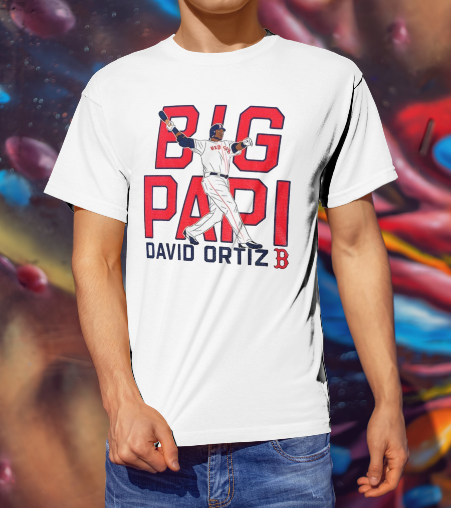 Boston Red Sox Big Papi David Ortiz MLB 2025 T-Shirt