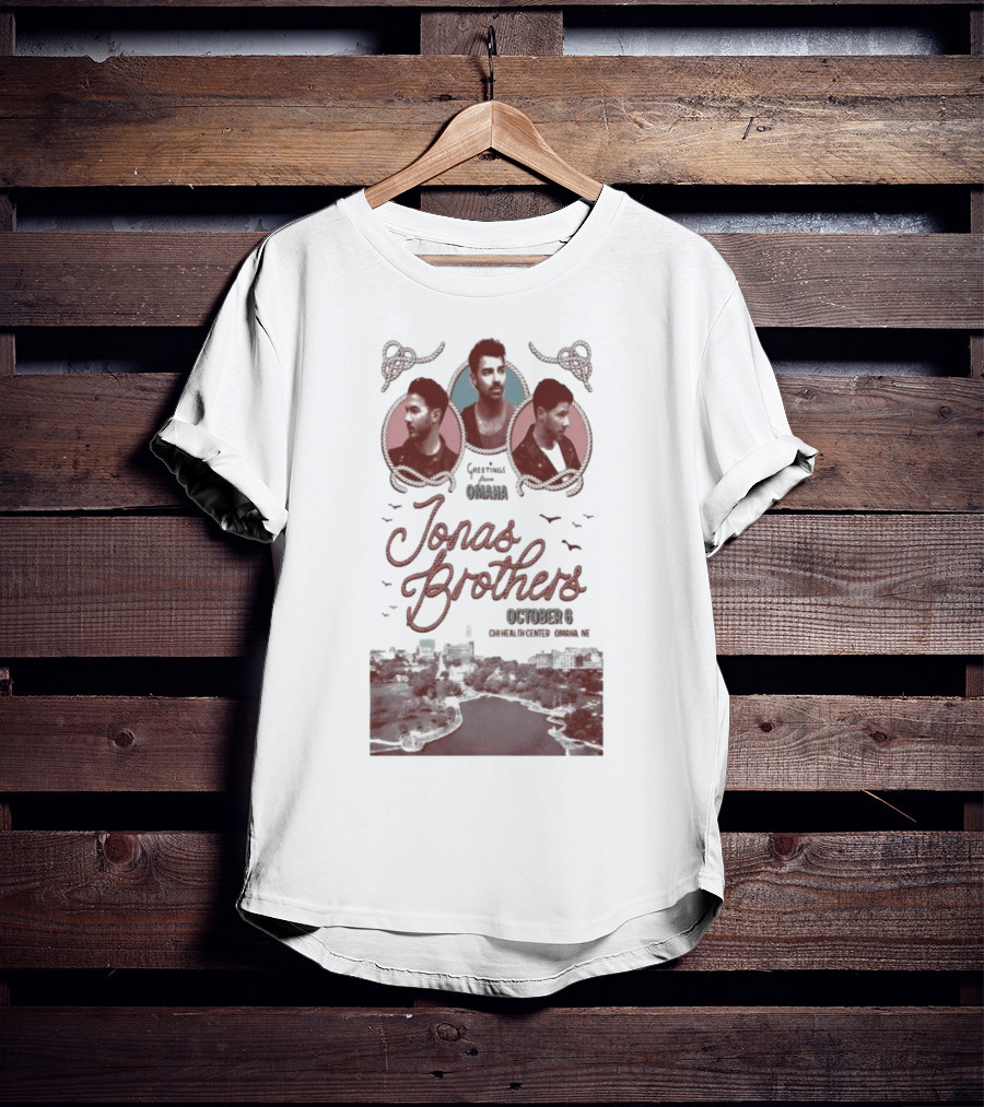Jonas Brothers October 6 Chi Health Center Omaha NE Event T-Shirt
