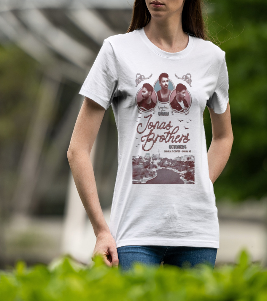 Jonas Brothers October 6 Chi Health Center Omaha NE Event T-Shirt
