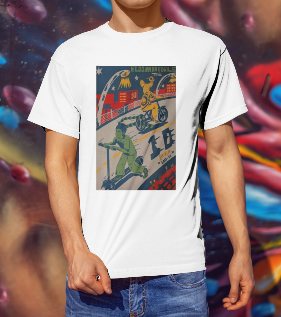 Bloomingdale Trail 10 Years 2015-25 Ramiro Huizar All Star Press Chicago T-Shirt