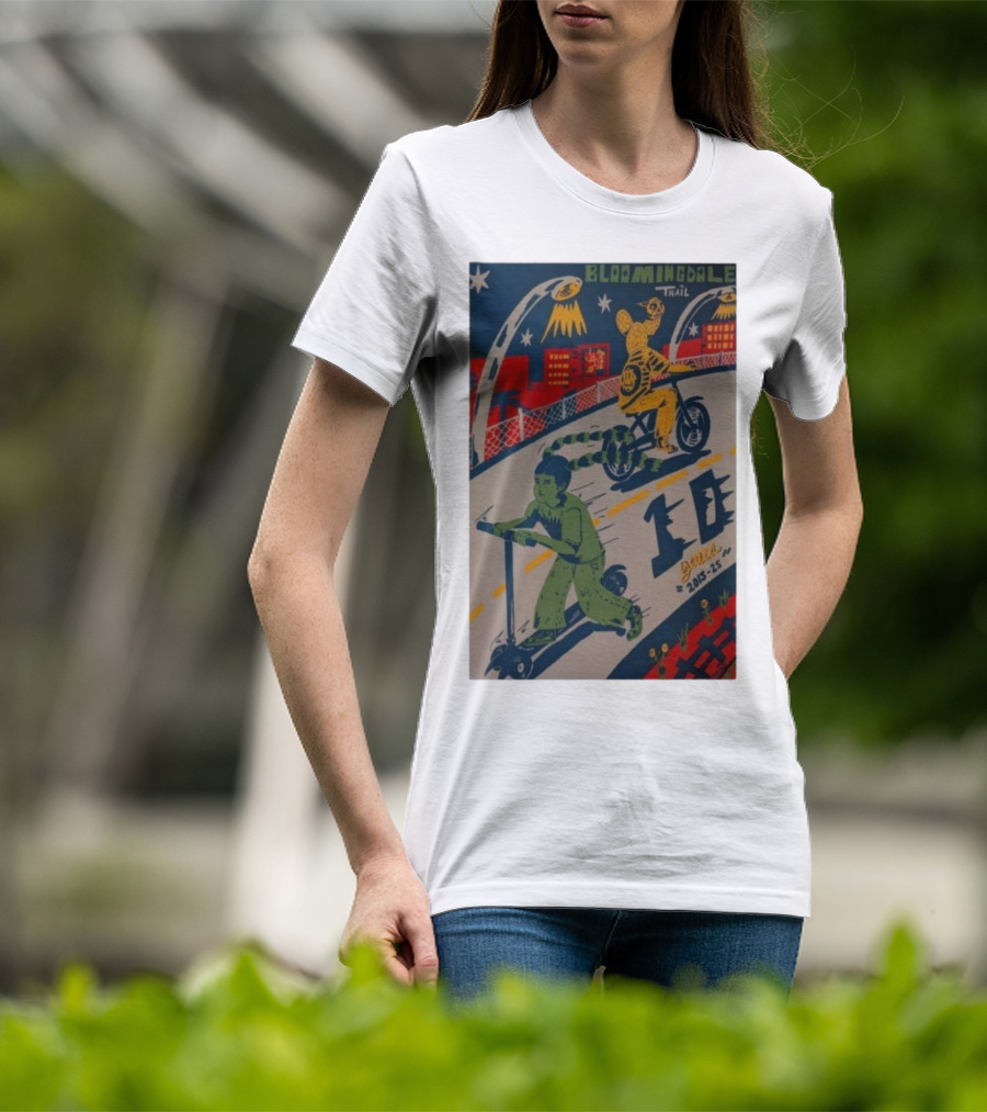 Bloomingdale Trail 10 Years 2015-25 Ramiro Huizar All Star Press Chicago T-Shirt
