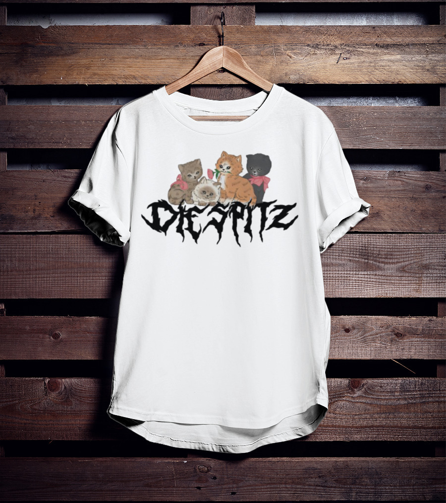 Diespitz Cute Kittens With Bows T-Shirt