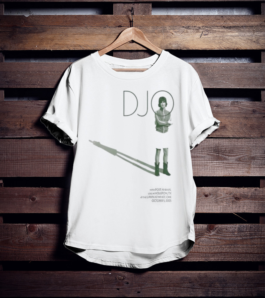 Djo White Oak Music Hall Lawn Oct 05 2025 Retro Style Performance Art T-Shirt