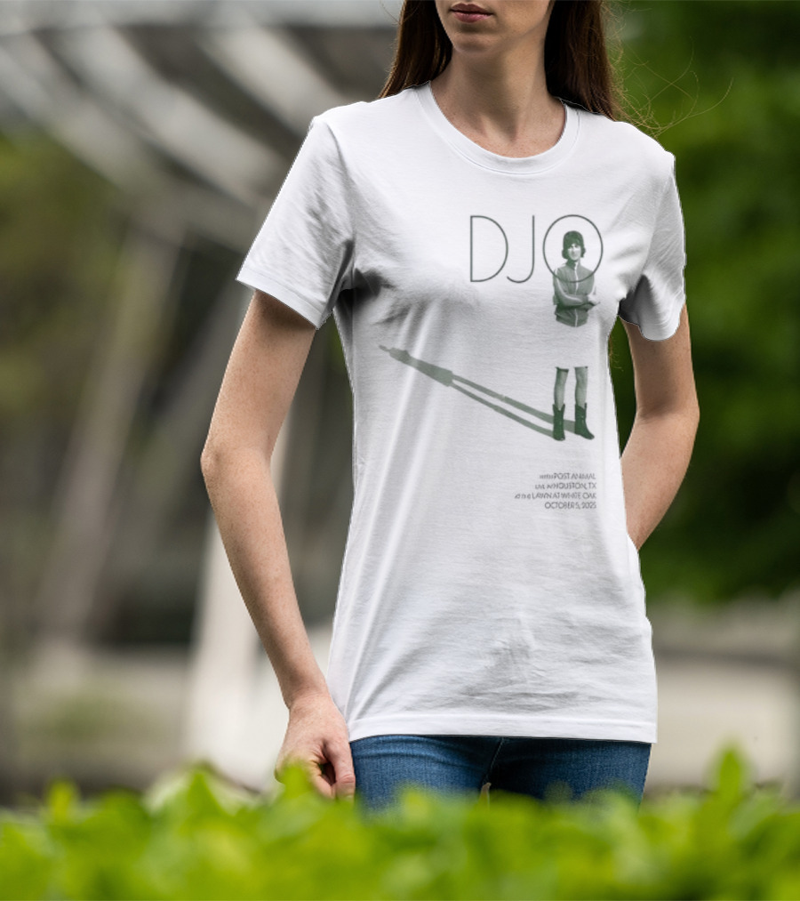Djo White Oak Music Hall Lawn Oct 05 2025 Retro Style Performance Art T-Shirt
