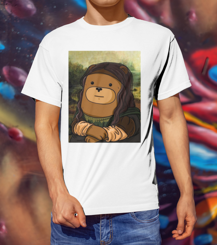 Figen.Eth Boi The Bear Mona Lisa Parody T-Shirt