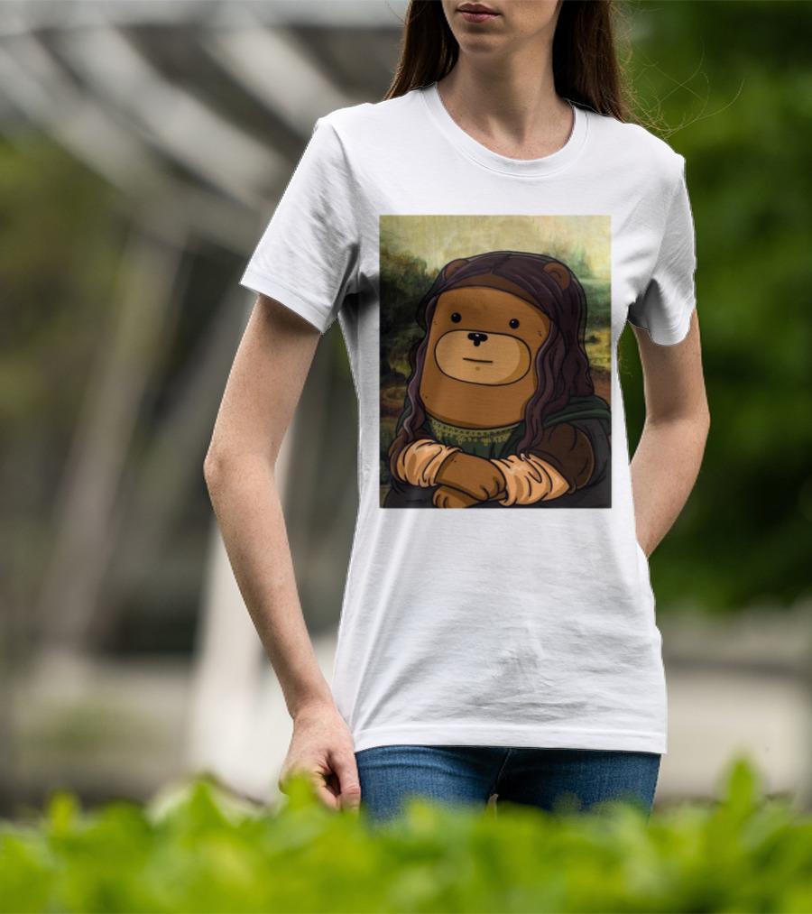 Figen.Eth Boi The Bear Mona Lisa Parody T-Shirt
