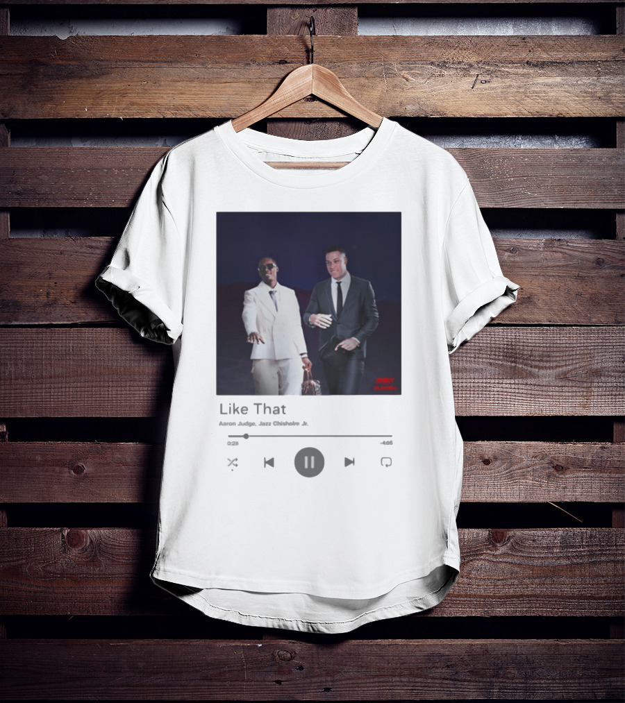 Janky Playlist Like That Aaron Judge Jr. T-Shirt