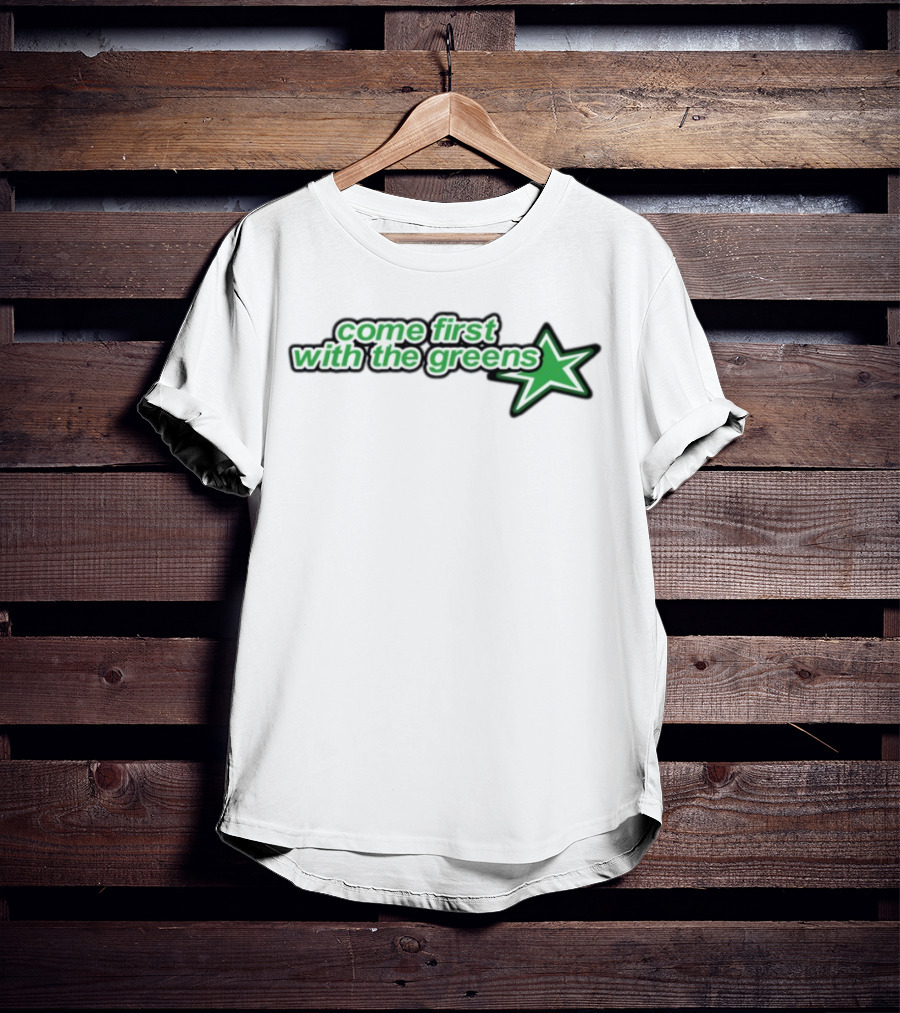 Come First With The Greens Star Graphic T-Shirt
