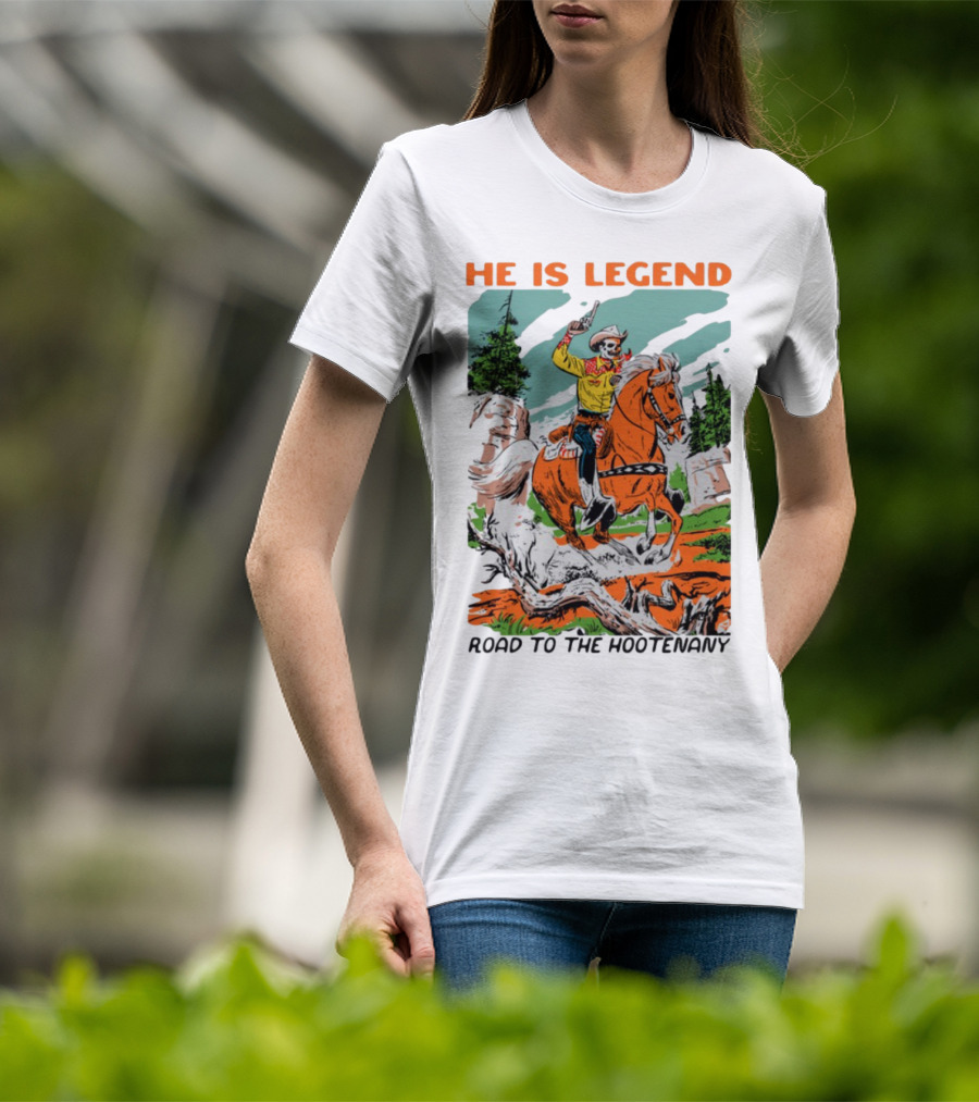 HE IS LEGEND COWBOY BACK TO THE FRONTIERS T-Shirt