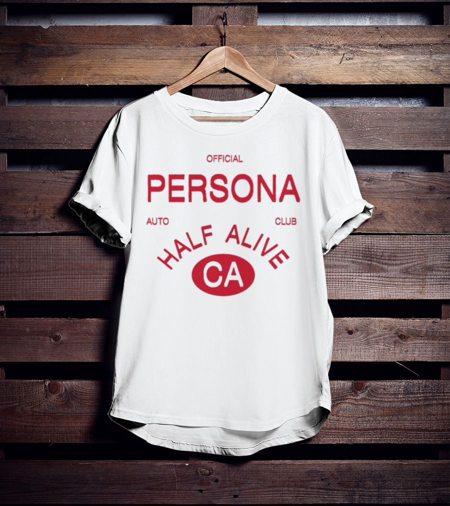 Official Persona Auto Club Half Alive CA T-Shirt