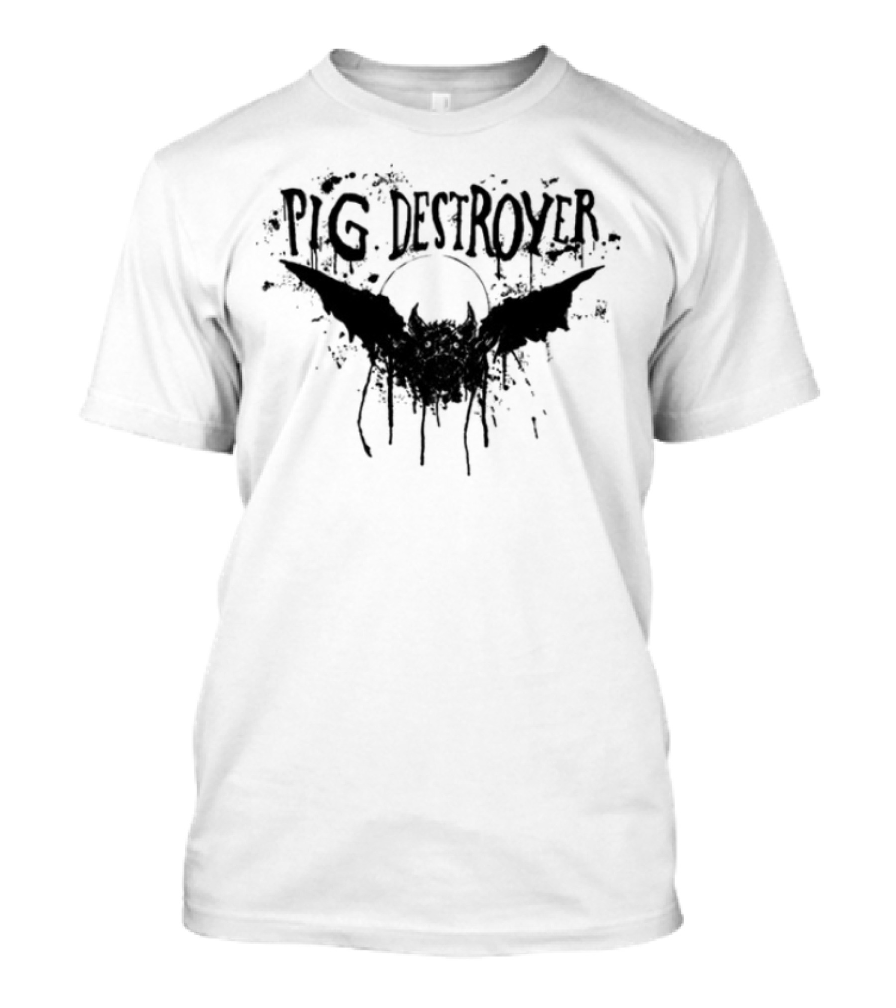 Pig Destroyer Splattered Bat Icon T-Shirt