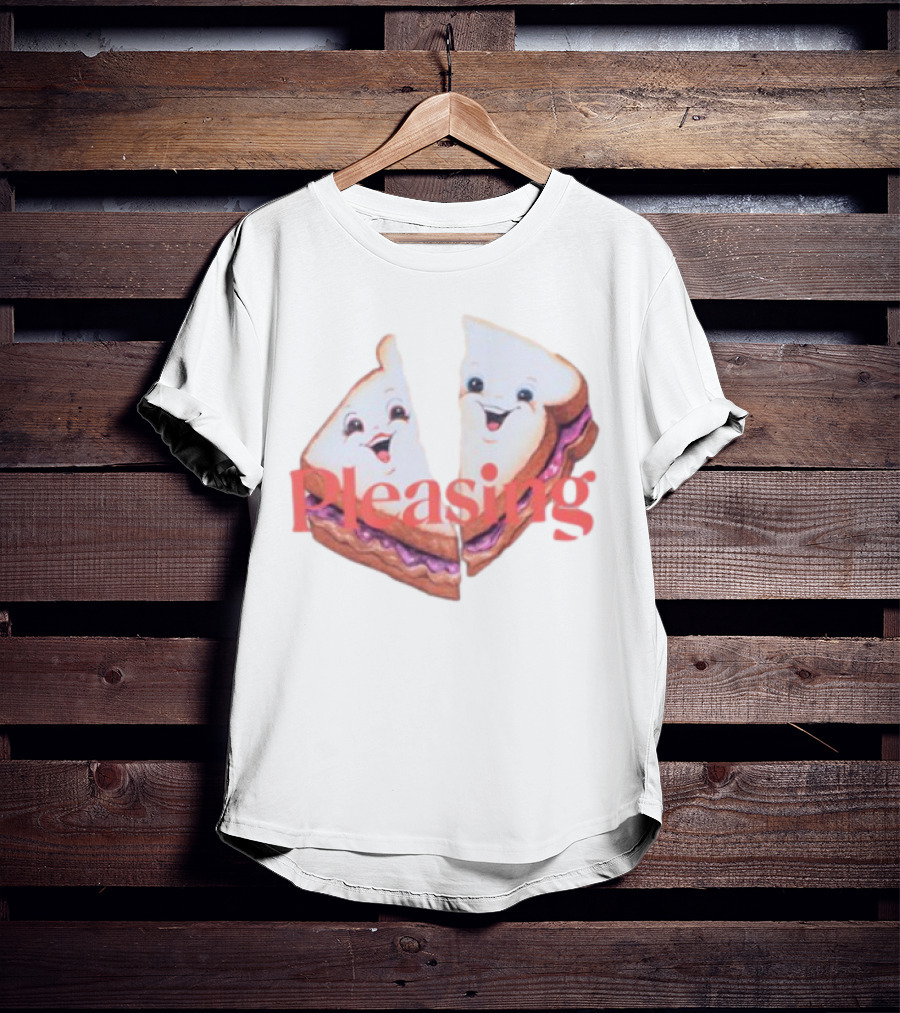 Pleasing I Chews You Happy Sandwich Faces T-Shirt
