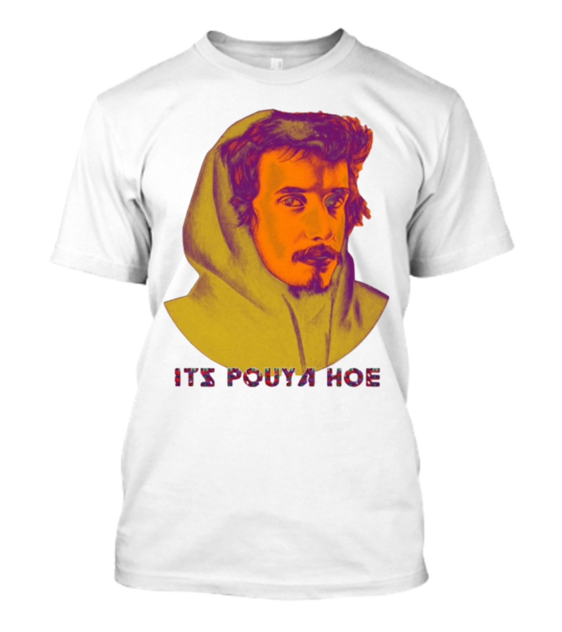 Pouya Its Pouya Hoe Portrait Style Illustration T-Shirt