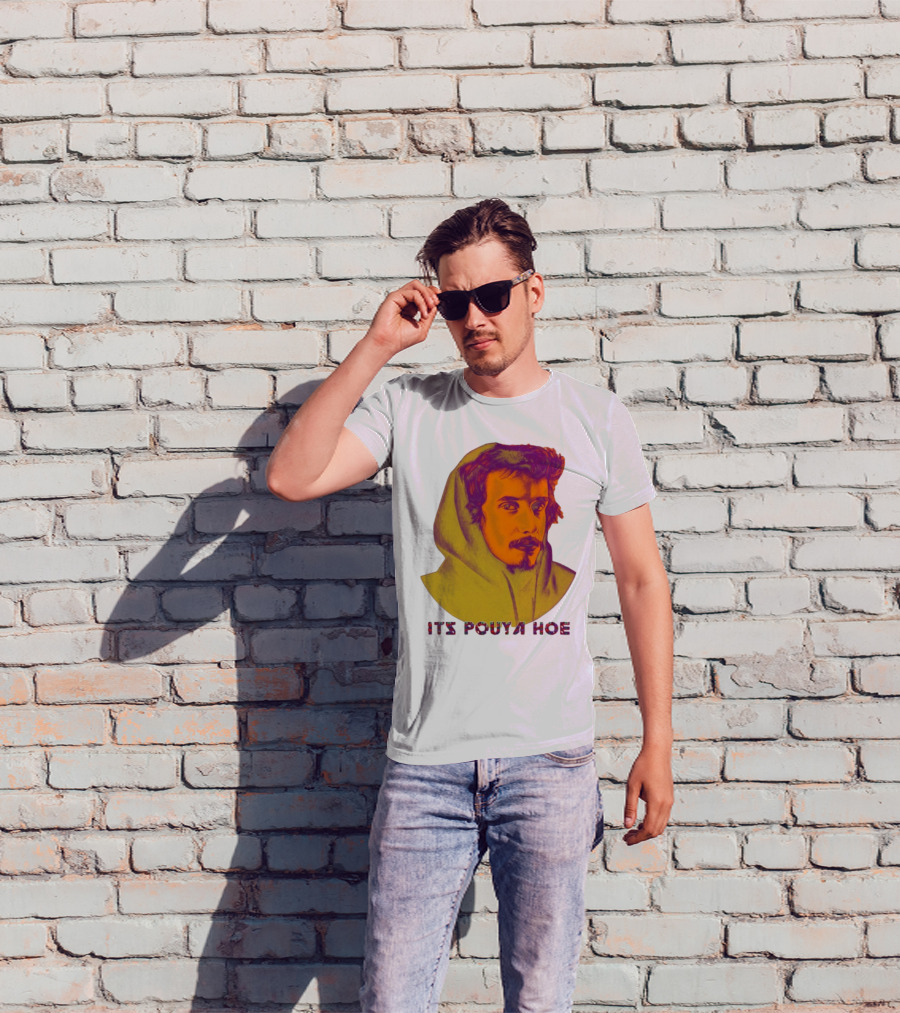 Pouya Its Pouya Hoe Portrait Style Illustration T-Shirt
